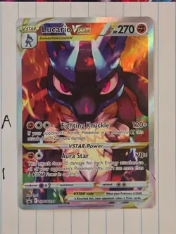 Pokemon TCG Lucario Vstar Sword & Shield Swsh291 Holo Promo - Image 1