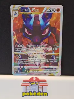 Pokemon TCG Lucario VSTAR Sword & Shield SWSH291 Holo Promo MINT - Image 1