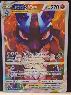 Pokemon TCG Lucario VSTAR Sword & Shield SWSH291 Holo Promo MINT - Image 2