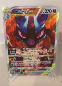 Pokemon TCG Lucario Vstar Sword & Shield Swsh291 Holo Promo X 2 - Image 2