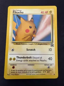 Pokemon Card Pikachu 26 Black Star Promo Snap Pikachu - Image 1