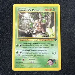Giovanni's Pinsir Gym Challenge Eng Rare Regular 24/132 Unlimited - Image 1