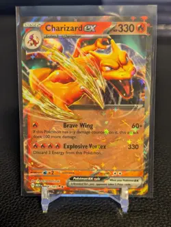 Pokemon Charizard ex Double Rare NM - 151 006/165 - Image 1