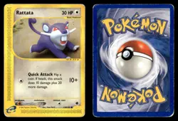 Rattata 128/165 Common Expedition Base Set Pokemon Card - Image 1