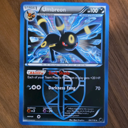 Nintendo Pokemon TCG Umbreon 64/116 Plasma Freeze Holo Rare 2013 - Image 1