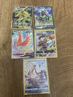 All NM Pokemon 5 card pack. Rayquaza, Serperior, Braixen, Milotic, Ho-Oh - Image 1