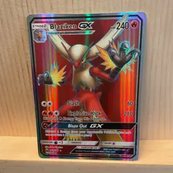 The Pokemon Company Blaziken GX 153/168 Celestial Storm Full Art Holo UR ENG - Image 1