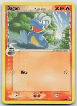 Pokemon TCG Bagon - (Delta Species) Common Delta Species 57/113 MP - Image 1