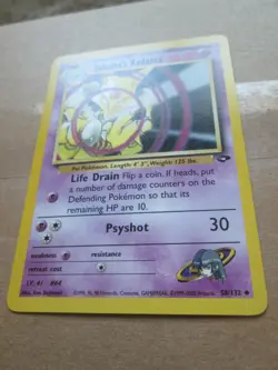 Sabrina's Kadabra - 58/132 - Uncommon WOTC TCG—Gym Challenge Set Pokemon - Image 5