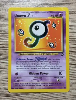Pokemon TCG Unown [J] Wotc Promo 38/53 Promo Regular English 40 HP - Image 1