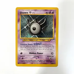 The Pokemon Company Unown [W] Neo Destiny 29/105 Rare Regular English Unlimited - Image 1