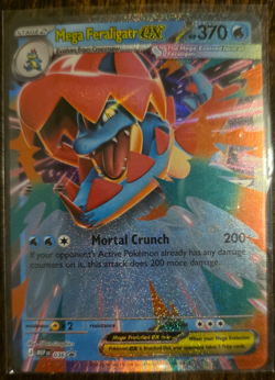 Mega Feraligatr ex 036 Me: Mega Evolution Promo Holo MINT pokemon card - Image 1
