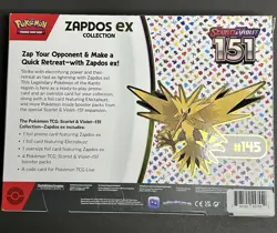 Pokemon TCG Scarlet and Violet 151 Zapdos EX Collection Box Sealed (NEW) - Image 2