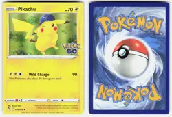 Pikachu 028/078 Pokemon GO Lightly Played Holo Rare - Image 3