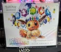 Prismatic Evolutions Pokemon Center Elite Trainer Box w/ protective case - Image 1