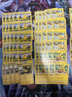100x Pikachu Pokemon TCG Non Holo Card Lot - As Shown - Multiples - Various Sets - Image 2
