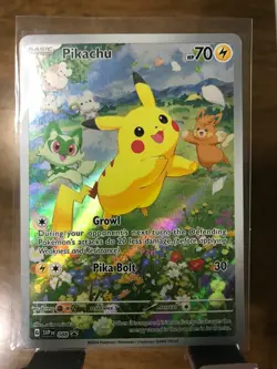 Pokemon Pikachu 088 SVP Scarlet & Violet Promo Holo English 70 HP Basic - Image 1