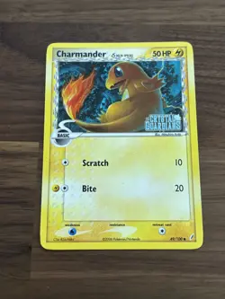 Pokemon Charmander Delta Species 49/100 Crystal Guardians Stamped - Image 1