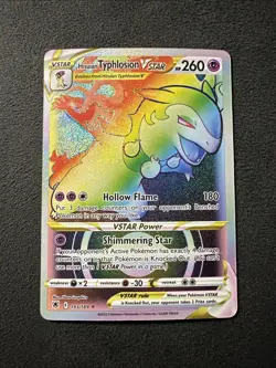 Pokemon Hisuian Typhlosion VSTAR Rainbow Rare Astral Radiance 193/189 - Image 1