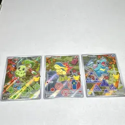 Pokemon TCG First Partner Series 2- Chikorita/Cyndaquil/Totodile 046-048 set. - Image 1