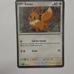 SWIRLED Eevee SVP200 Sv Scarlet & Violet Promo Cosmos Holo EN 60HP - Image 1