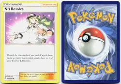 N's Resolve 200/236 Uncommon Cosmic Eclipse Pokemon NM/LP - Image 3