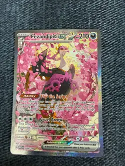 Pokemon TCG Fezandipiti ex 288/217 SIR Full Art Holo ASCENDED HEROES - Image 1