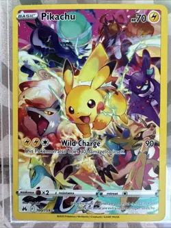 Pikachu 160/159 NM Crown Zenith Secret Rare Holo Pokemon NM - Image 1