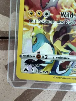 Pikachu 160/159 NM Crown Zenith Secret Rare Holo Pokemon NM - Image 5
