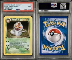 2000 Pokemon Dark Arbok Holo 1st Edition 2/82 Team Rocket PSA 9 Tail Swirl 💫 - Image 4