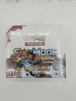 Pokemon 2017 Sun & Moon Crimson Invasion Booster Box New/Factory Sealed - Image 1
