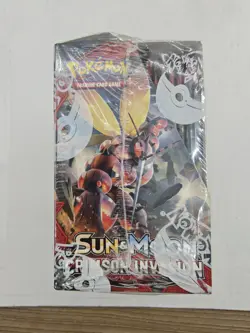 Pokemon 2017 Sun & Moon Crimson Invasion Booster Box New/Factory Sealed - Image 3
