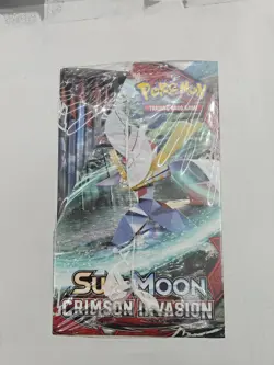 Pokemon 2017 Sun & Moon Crimson Invasion Booster Box New/Factory Sealed - Image 4