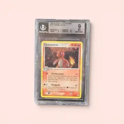 2004 POKEMON TEAM ROCKET RETURNS CHARMELEON #110 HOLO SECRET RARE BGS 9 MINT - Image 1
