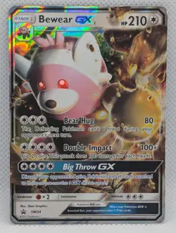 BEWEAR GX - SM34 HOLO P SUN & MOON PROMO POKEMON HOLO MP BEWEAR GX - - Image 1