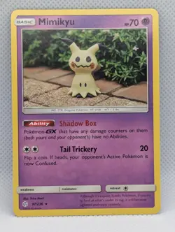 MIMIKYU 97/236 R (YUKA MORII) COSMIC ECLIPSE POKEMON NEAR MINT MIMIKYU - Image 1