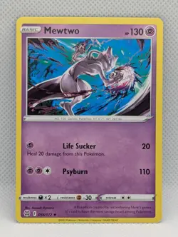 MEWTWO 056/172 R BRILLIANT STARS POKEMON NEAR MINT MEWTWO - Image 1