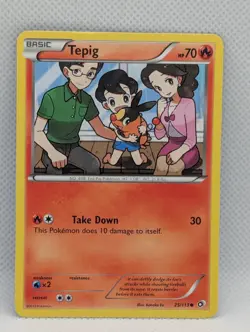 TEPIG 25/113 C LEGENDARY TREASURES POKEMON LIGHTLY PLAYED TEPIG - Image 1
