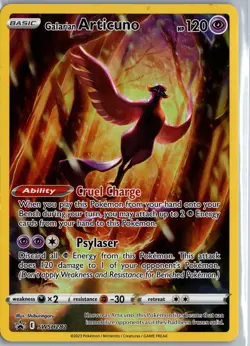 Galarian Articuno SWSH282 Promo Pokemon Card LP - Image 1