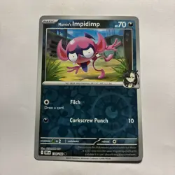 Marnie's Impidimp 134/182 Pokemon TCG S&V Destined Rivals Reverse Holo Common NM - Image 1