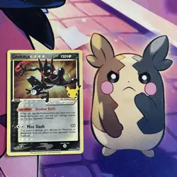 Pokemon Card | Greninja Gold Star SWSH144 Celebrations Black Star Promo HD Swirl - Image 2
