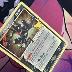 Pokemon Card | Greninja Gold Star SWSH144 Celebrations Black Star Promo HD Swirl - Image 5