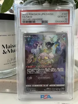 PSA 10 Mew 183/172 AR s12a VSTAR Universe Pokemon Card Japanese 2022 - Image 1