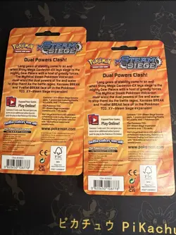 POKEMON XY STEAM SIEGE BLISTER BOOSTER PACK - LUCARIO & FLOETTE New - Image 4