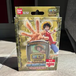 2005 Bandai One Piece CCG The Quest Begins Sealed Starter Deck English Vintage - Image 1