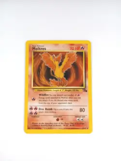 Pokemon - Moltres | Fossil | Regular | LP |27/62 | Rare | - Image 1