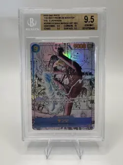 Sanji PRB02 Manga Art - OP06-119 - BGS 9.5 Gem Mint - Japanese One Piece - Image 1