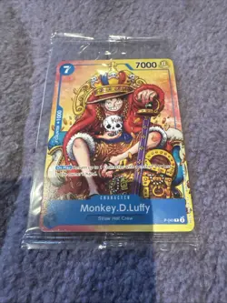 P-043 SEALED Rainbow Luffy Promo Card One Piece English Release Event Leader - Image 1
