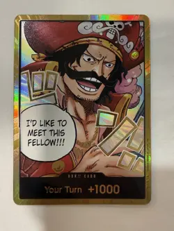 Don!! Card Gold “I’d Like To Meet This Fellow” One piece OP13 - Image 1