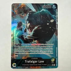 One Piece Royal Blood Trafalgar Law OP10-022 Parallel Alt Art Leader NM - Image 1
